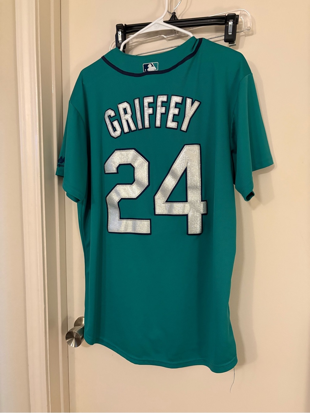 Majestic Teal Women's Griffey 24 Baseball Jersey